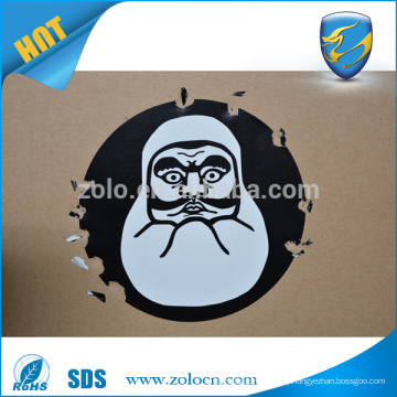 Custom Anti-counterfeiting Hologram Eggshell Sticker For Graffiti Art